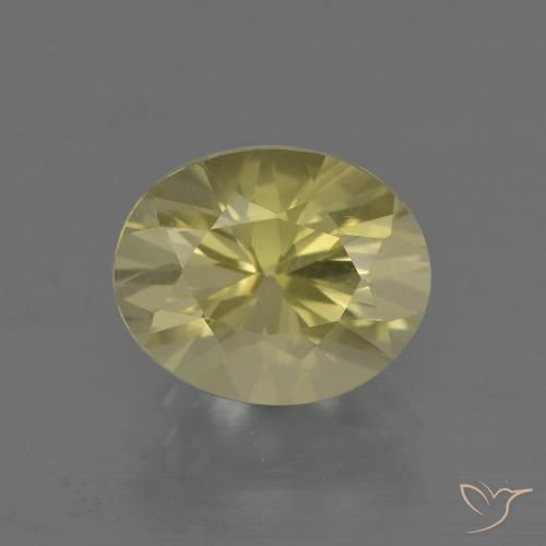 3.50ct Natural Lagoa Amarela Quartzo, oval, VVS