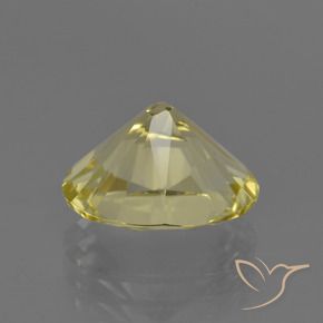 Quartzo Amarelo claro médio Natural 3.08ct, oval, VVS