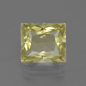 Quartzo Limão Natural 3.79ct, baguete, VVS