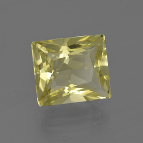 Quartzo Limão Natural 3.79ct, baguete, VVS