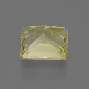 Quartzo Limão Natural 3.79ct, baguete, VVS