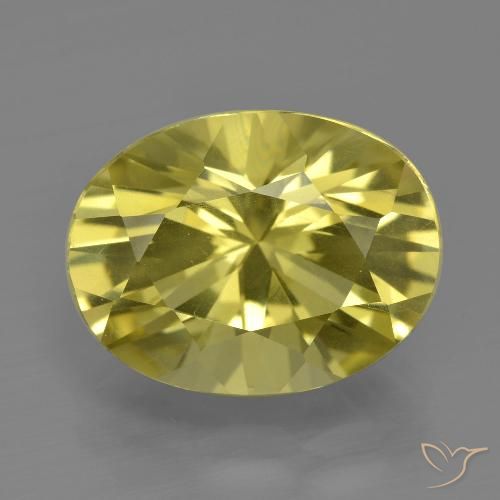 6.43ct Natural Luz amarela Quartzo, oval, VVS-VS
