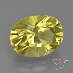 Quartzo Luz amarela Natural 6.43ct, oval, VVS-VS