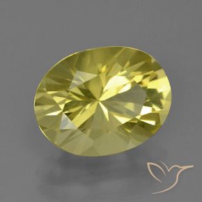 Quartzo amarelo médio Natural 5.19ct, oval, VVS-VS