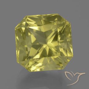Quartzo amarelo médio Natural 10.50ct, Corte Octógono / Esmeralda, VS