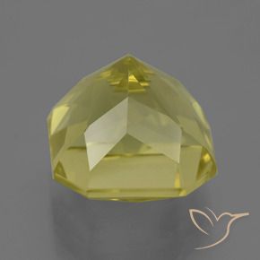 Quartzo amarelo médio Natural 10.50ct, Corte Octógono / Esmeralda, VS