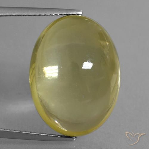 23.91ct Natural Amarelo Dourado Claro Quartzo, oval, Transparente