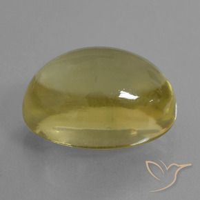 Quartzo Amarelo Dourado Claro Natural 23.91ct, oval, Transparente