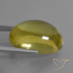 Quartzo Luz amarela Natural 26.79ct, oval, Transparente