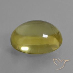 Quartzo Amarelo Dourado Claro Natural 35.71ct, oval, Transparente
