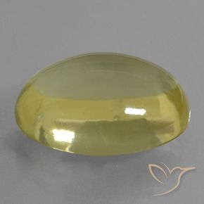 Quartzo Luz amarela Natural 32.66ct, oval, Transparente