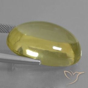 Quartzo Luz amarela Natural 32.66ct, oval, Transparente