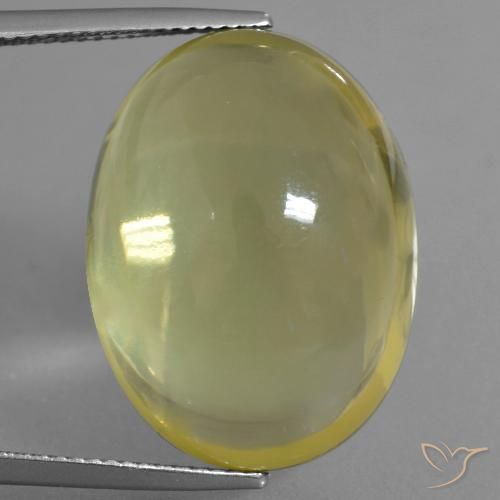 33.71ct Natural Amarelo Dourado Claro Quartzo, oval, Transparente