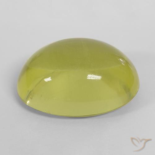 Quartzo amarelo médio Natural 35.55ct, oval, Transparente