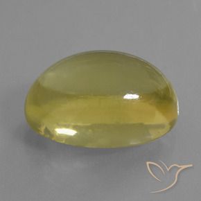 Quartzo Amarelo Abacaxi Claro Natural 27.59ct, oval, Transparente