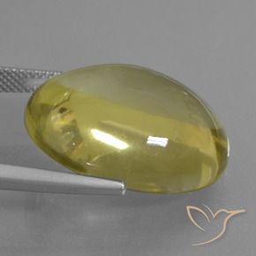 Quartzo Luz amarela Natural 28.53ct, oval, Transparente