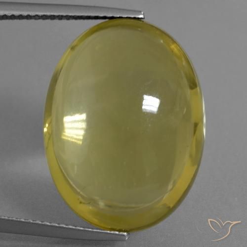 28.56ct Natural amarelo rico Quartzo, oval, Transparente
