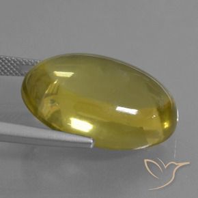 Quartzo amarelo rico Natural 28.56ct, oval, Transparente