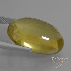 Quartzo Amarelo acastanhado Natural 29.10ct, oval, Transparente