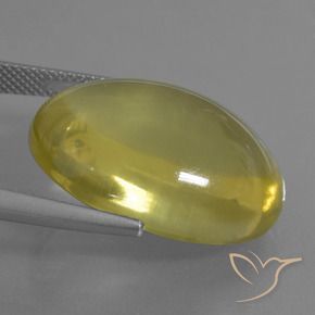 Quartzo Luz amarela Natural 32.26ct, oval, Transparente