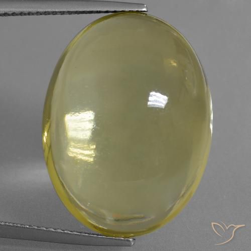 32.95ct Natural Amarelo escuro Quartzo, oval, Transparente