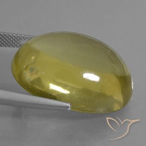 Quartzo Amarelo escuro Natural 32.95ct, oval, Transparente