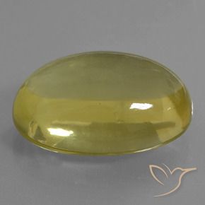 Quartzo amarelo médio Natural 34.71ct, oval, Transparente