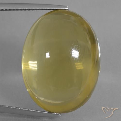 38.02ct Natural amarelo médio Quartzo, oval, Transparente