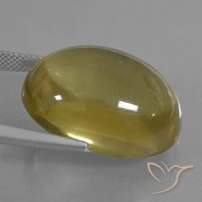 Quartzo amarelo médio Natural 38.02ct, oval, Transparente