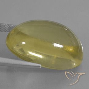 Quartzo Amarelo escuro Natural 39.77ct, oval, Transparente