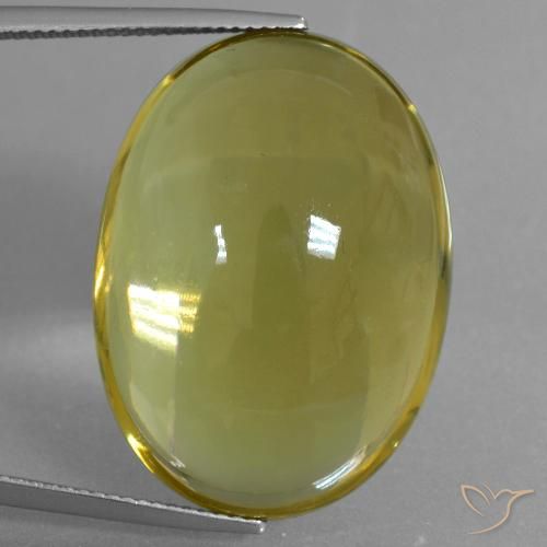 46.61ct Natural Abelha Amarela Quartzo, oval, Transparente