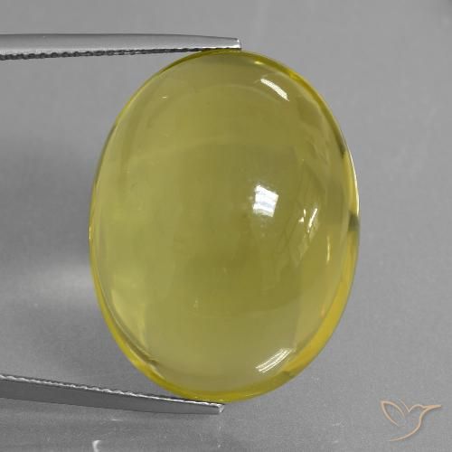 44.59ct Natural Abelha Amarela Quartzo, oval, Transparente