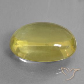 Quartzo Amarelo claro médio Natural 48.99ct, oval, Transparente