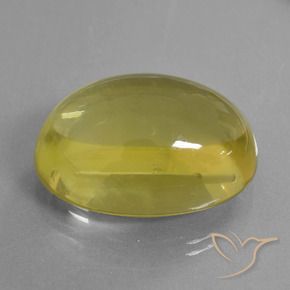 Quartzo Abelha Amarela Natural 51.71ct, oval, Transparente