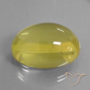 Quartzo Amarelo claro mel Natural 56.08ct, oval, Transparente