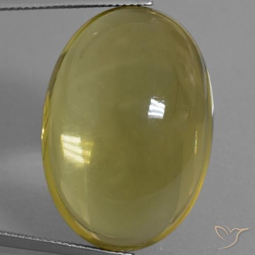 55.39ct Natural Amarelo escuro Quartzo, oval, Transparente