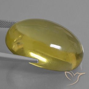 Quartzo Amarelo escuro Natural 55.39ct, oval, Transparente