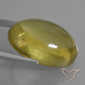 Quartzo amarelo médio Natural 53.11ct, oval, Transparente