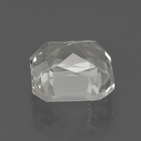 Quartzo Branco Natural 4.63ct, Corte Esmeralda, VVS-VS