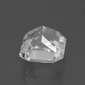 Quartzo branco natural 5,67ct, corte esmeralda, VS