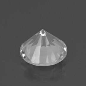 Quartzo Branco Natural 5.59ct, Corte Redondo, VVS