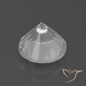 Quartzo Branco Natural 5.17ct, Corte Redondo, VVS