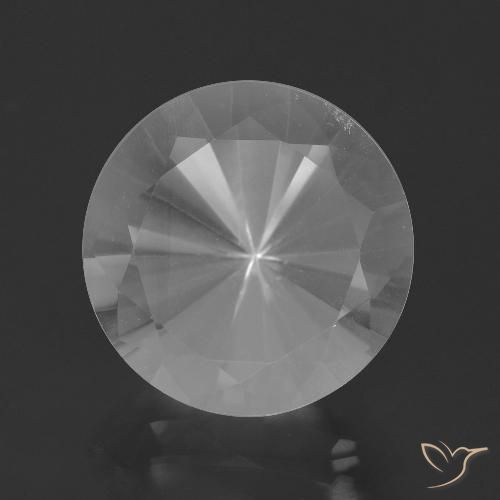 7.05ct Natural Branco Quartzo, Redondo, VVS, Photo A