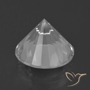 Quartzo Branco Natural 7.05ct, Redondo, VVS