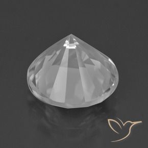 Quartzo Branco Natural 6.27ct, Redondo, VVS