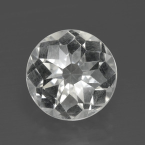 Quartzo Branco Natural 5.11ct, Corte Redondo, VS