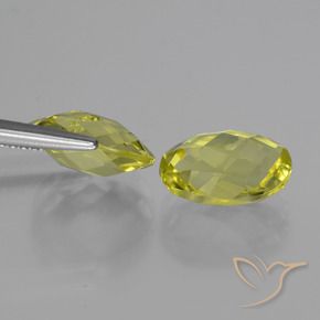 Pedras preciosas de Quartzo Milho amarelo natural de 4.17 ct, oval, VVS-VS