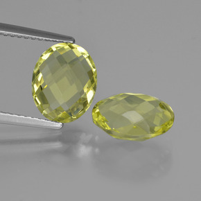 Pedras preciosas de Quartzo amarelo médio natural de 5.02 ct, Corte Oval, VVS-VS