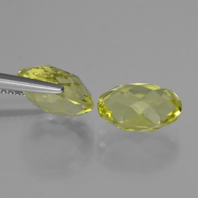 Pedras preciosas de Quartzo amarelo médio natural de 5.02 ct, Corte Oval, VVS-VS