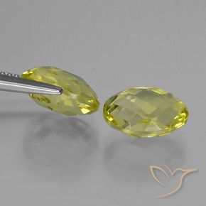 Pedras preciosas de Quartzo amarelo médio natural de 5.04 ct, oval, VVS-VS